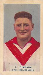 1933 Godfrey Phillips Victorian Footballers (A Series of 75) #53 Joe O'Meara Front